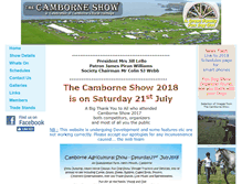 Tablet Screenshot of camborne-show.org.uk